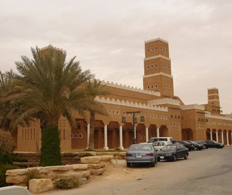 View of Sheikh Mohammed bin Abdulwahab Mosque.