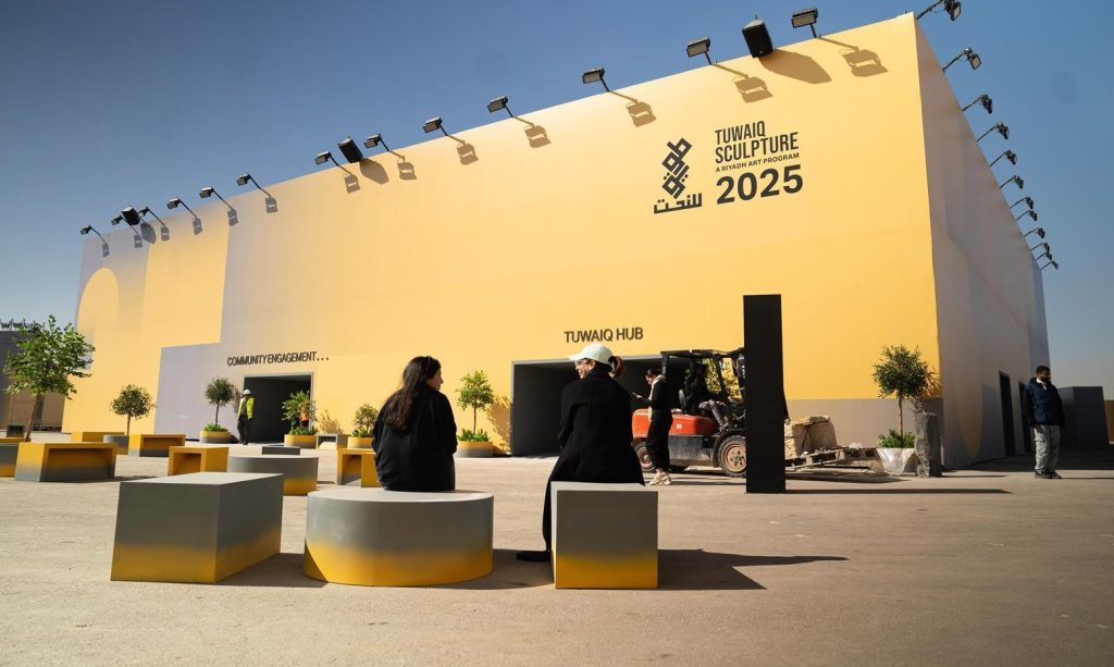 Tuwaiq Hub during Tuwaiq Sculpture Symposium 2025.