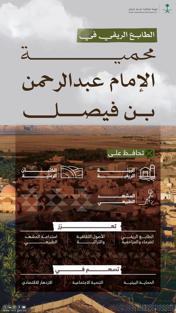 إنفوجرافيك2 عن محمية الإمام عبدالرحمن بن فيصل
