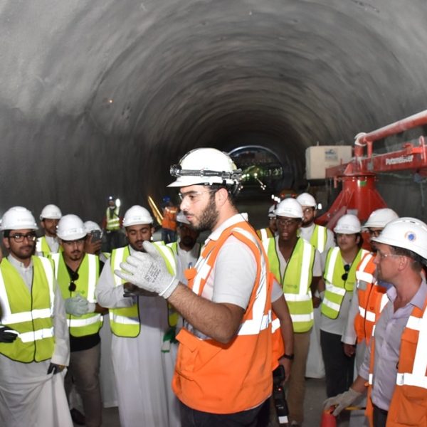 A delegation from Ekhaa Foundation Visits Riyadh Metro Project