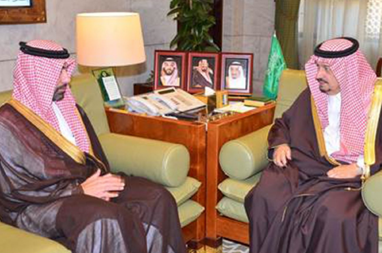 سمو الأمير فيصل بن بندر يستقبل الرئيس التنفيذي للهيئة الملكية لمدينة الرياض