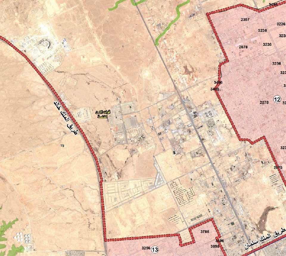 Decision to lift the suspension of developing large areas in northern Riyadh