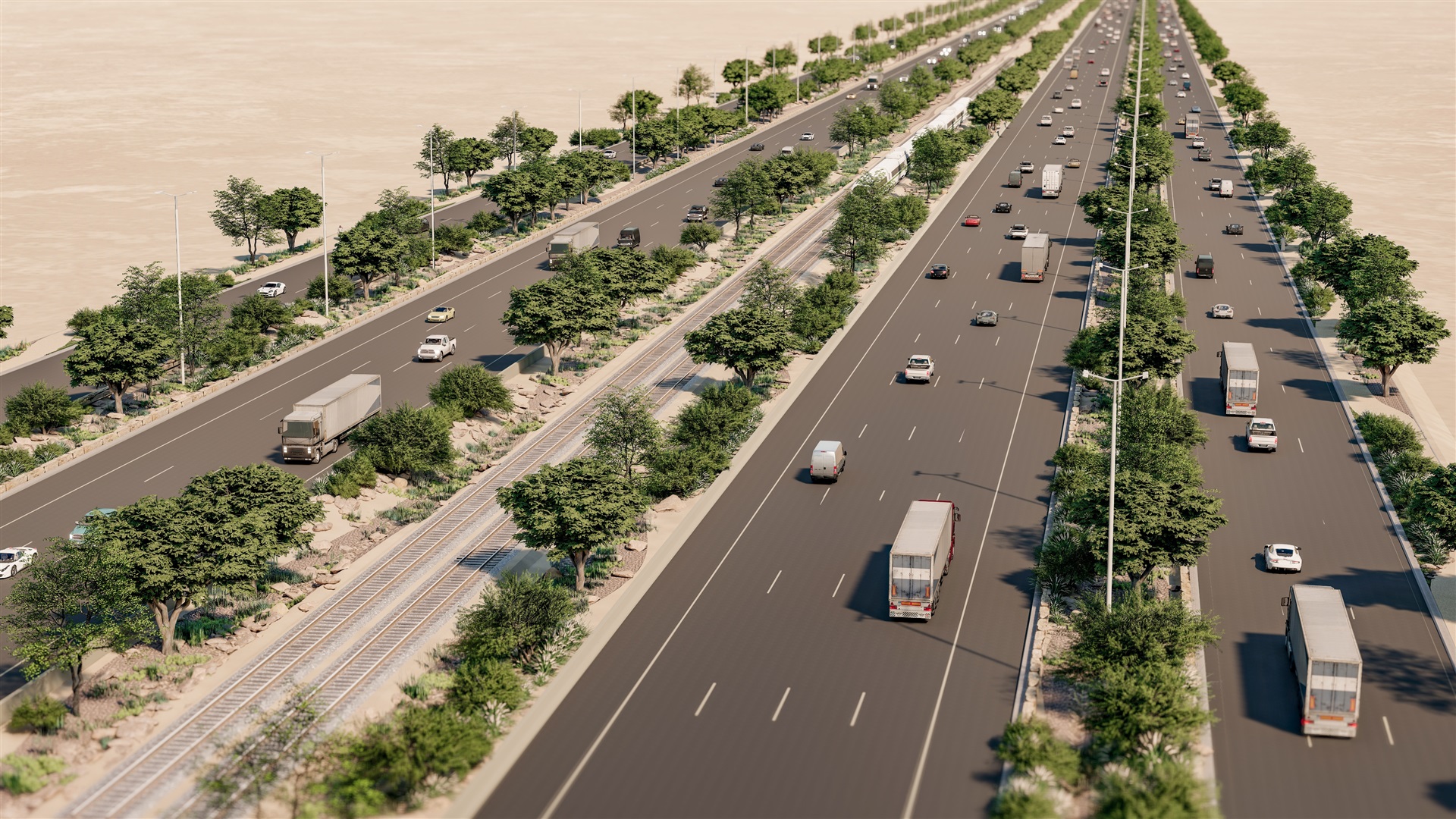 مشروع تنفيذ الطريق الدائري الجنوبي الثاني