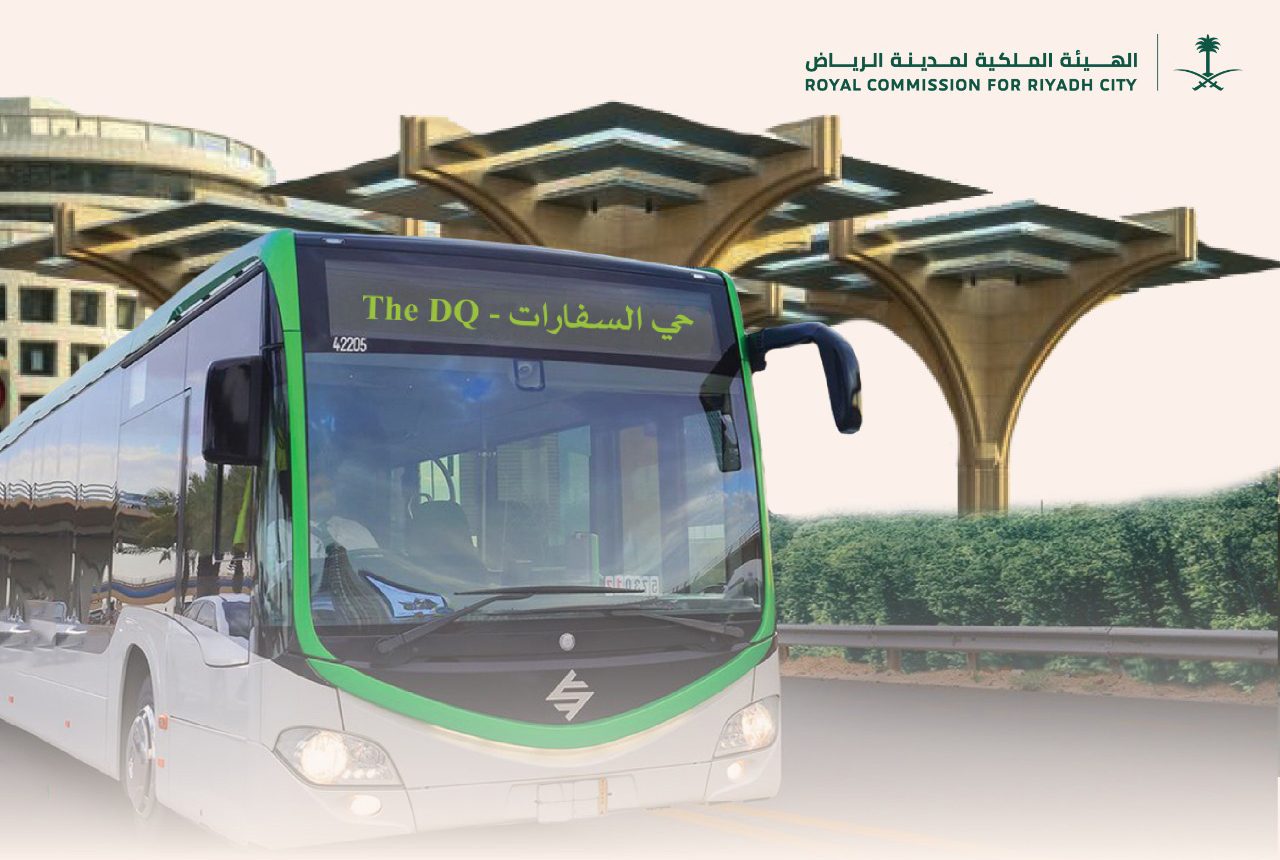 RCRC Launches New Riyadh Bus Route Linking DQ to the Citywide Network