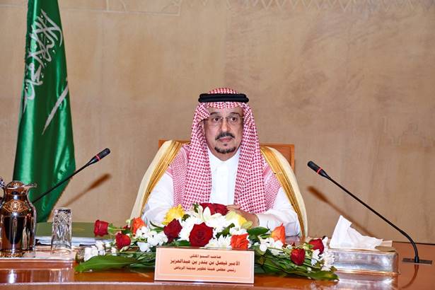 الأمير فيصل بن بندر يرفع شكره لخادم الحرمين الشريفين على رعايته حفل افتتاح مشروع تطوير حي الطريف
