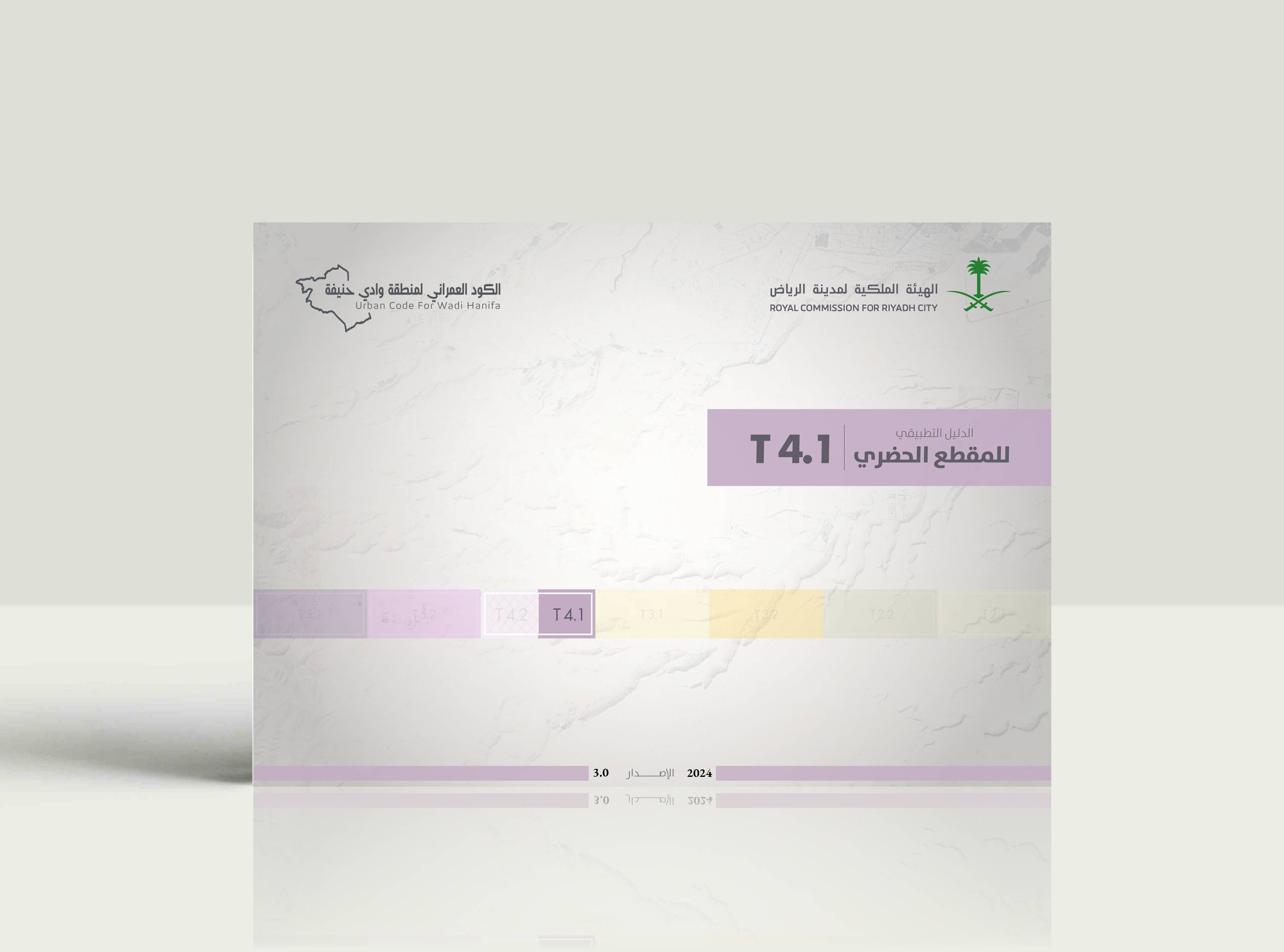 الكود العمراني لوادي حنيفة | المقطع الحضري | T4.1s