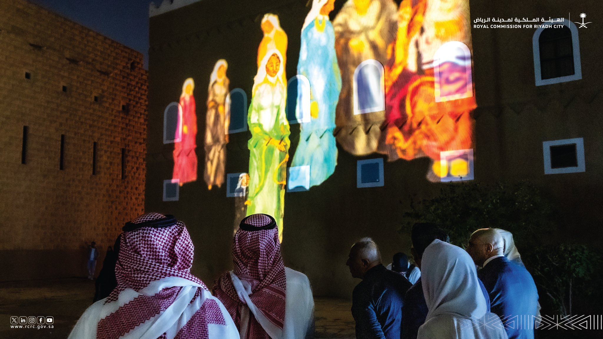 RCRC CEO Visits “Noor Riyadh” Festival