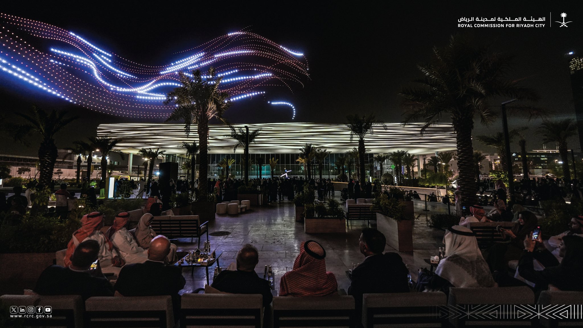 RCRC CEO Visits “Noor Riyadh” Festival