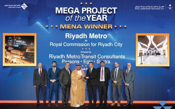 Riyadh Metro Named “Mega Project of the Year 2025” for the MENA Region by MEED 