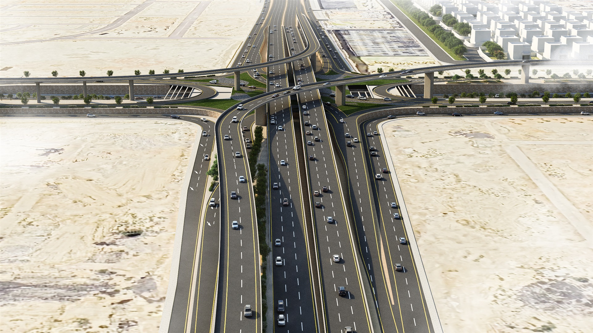 مشروع تنفيذ جسر تقاطع طريق الملك سلمان