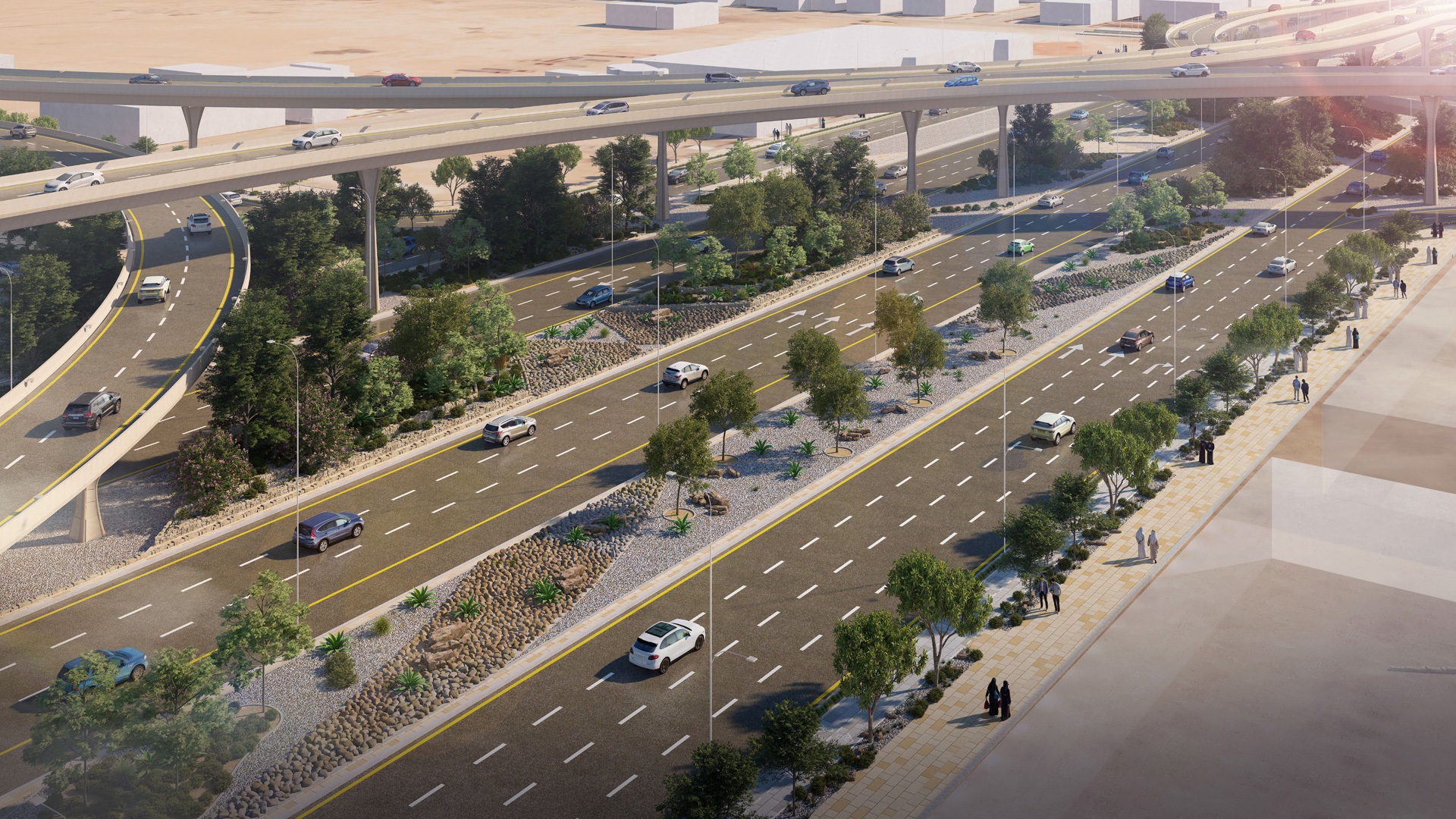 مشروع تطوير طريق ديراب