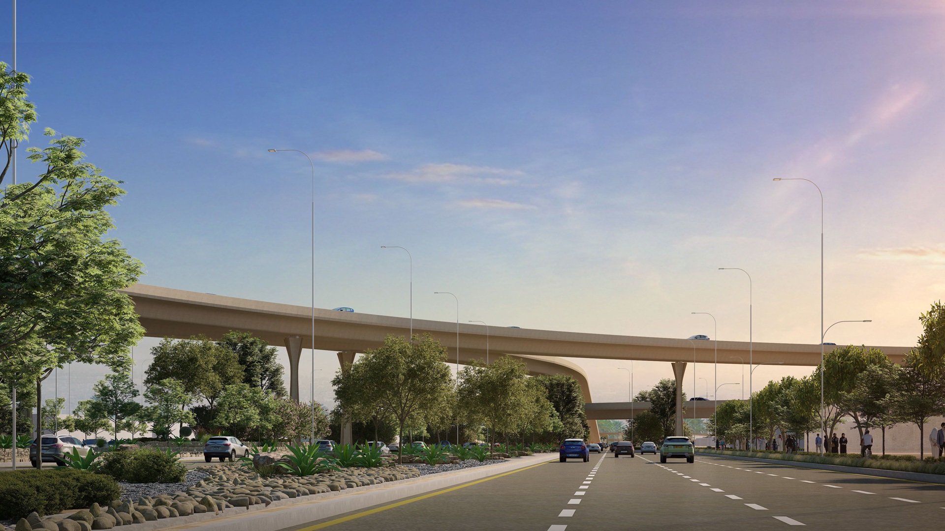 مشروع تطوير طريق ديراب