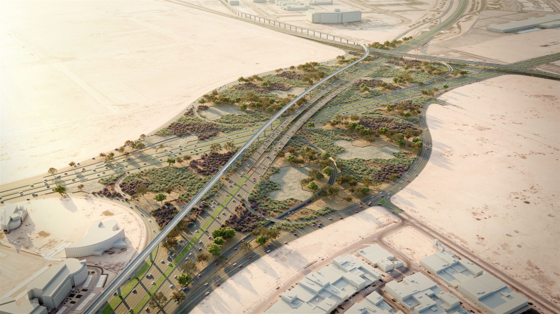 مشروع تطوير محور طريق الثمامة