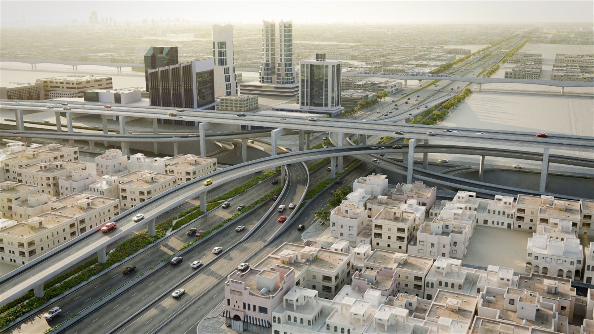 مشروع تطوير محور طريق الثمامة