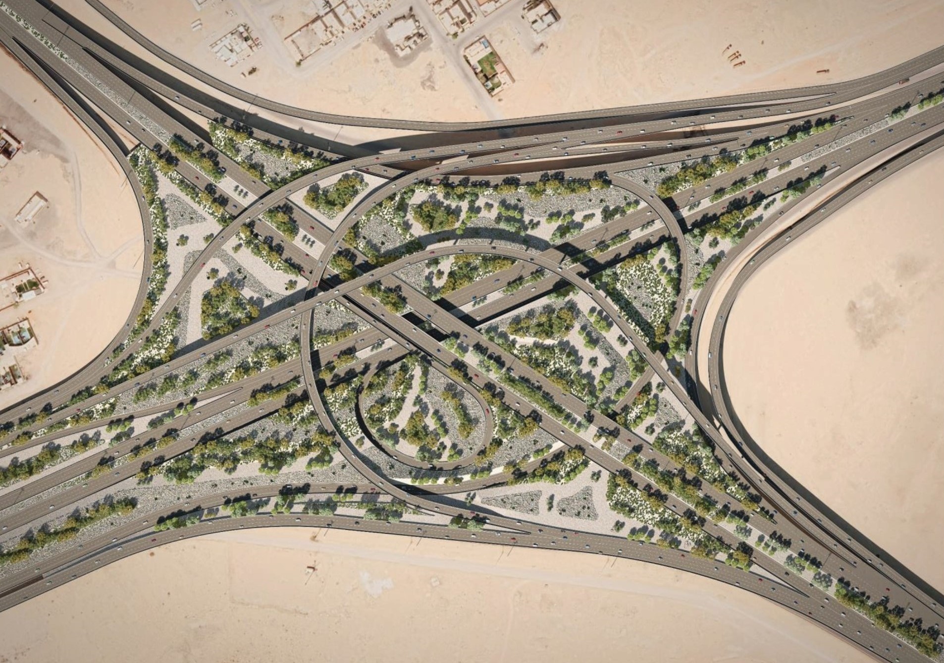 الجسران والتقاطع