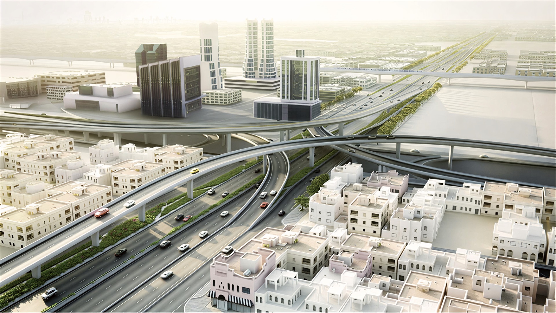 مشروع تطوير محور طريق الثمامة