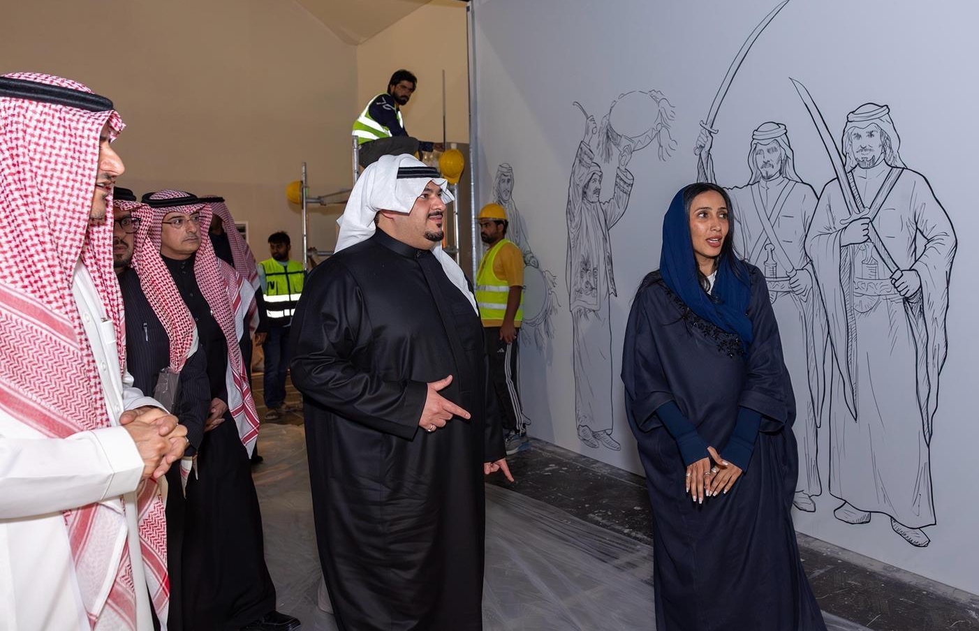Deputy Governor of Riyadh Visits Al-Adl Square to Review Founding Day Preparations
