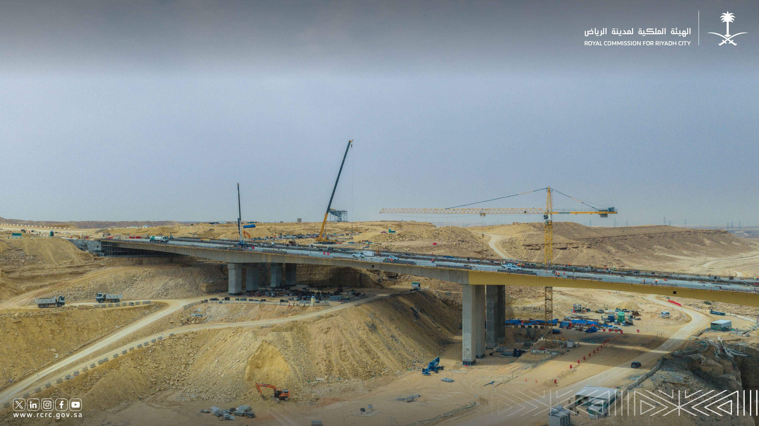 RCRC Achieves 65% Completion on Taif Road Extension Project