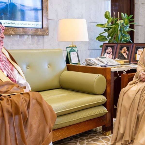 HRH Governor of Riyadh Receives H.E. CEO of the Royal Commission for Riyadh City