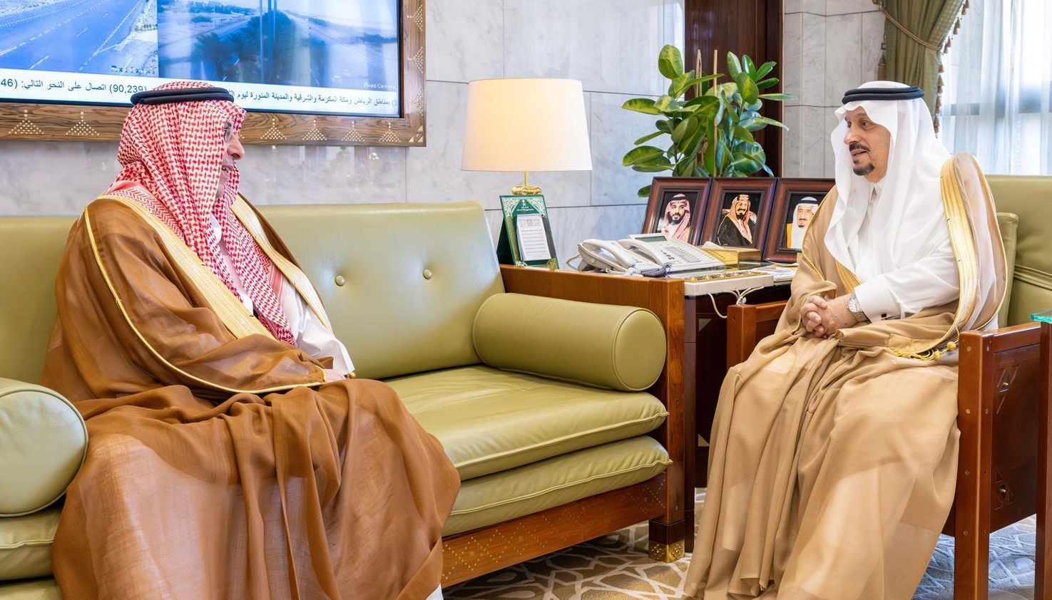 HRH Governor of Riyadh Receives H.E. CEO of the Royal Commission for Riyadh City