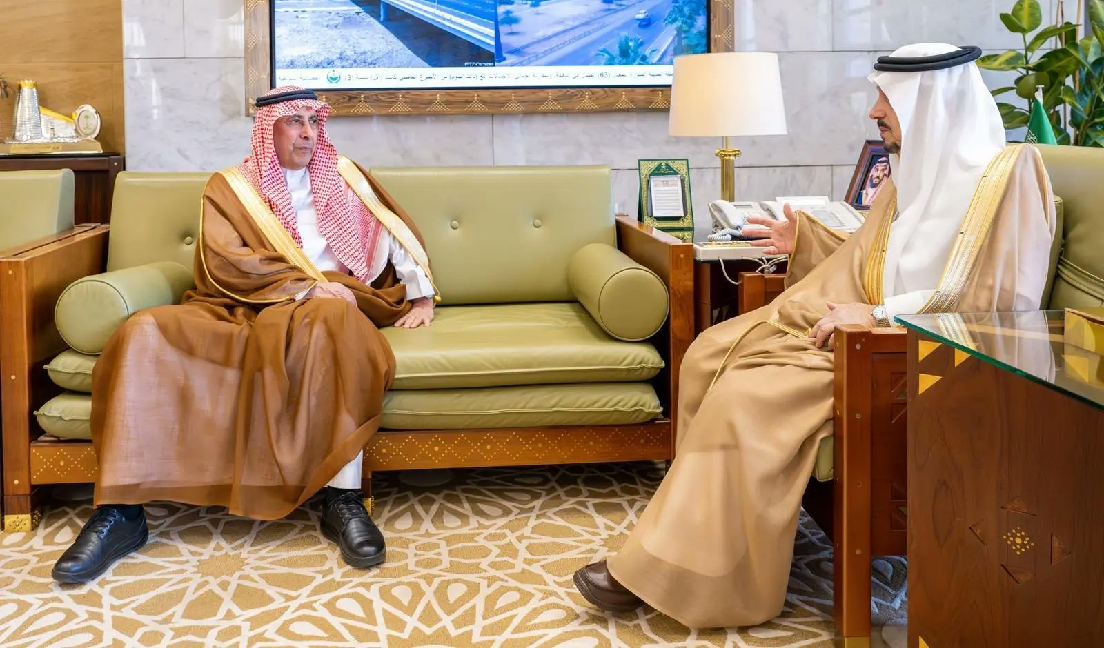 HRH Governor of Riyadh Receives H.E. CEO of the Royal Commission for Riyadh City