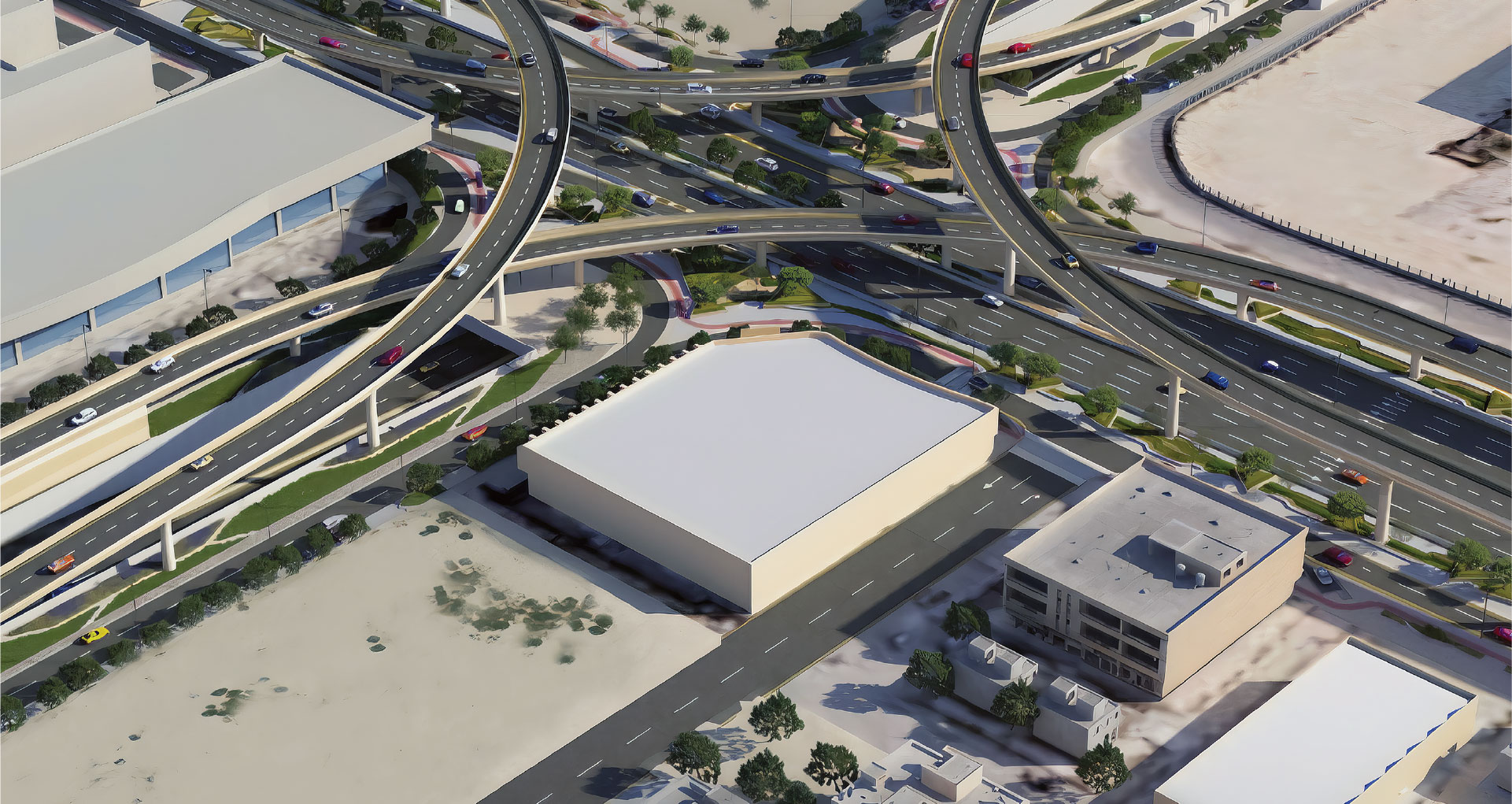 الهيئة الملكية لمدينة الرياض تبدأ بتنفيذ نفق وأربعة جسور على تقاطع طريق الثمامة مع عثمان بن عفان ضمن مشروع تطوير  طريق الثمامة الجزء الأوسط 